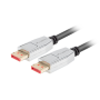 Lanberg DisplayPort M/M Cable 20 PIN V1.4 8K 60HZ , CA-DPDP-20CU-0010-BK , 1 m