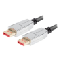 Lanberg DisplayPort M/M Cable 20 PIN V1.4 8K 60HZ , CA-DPDP-20CU-0010-BK , 1 m