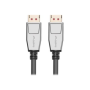 Lanberg DisplayPort M/M Cable 20 PIN V1.4 8K 60HZ , CA-DPDP-20CU-0010-BK , 1 m