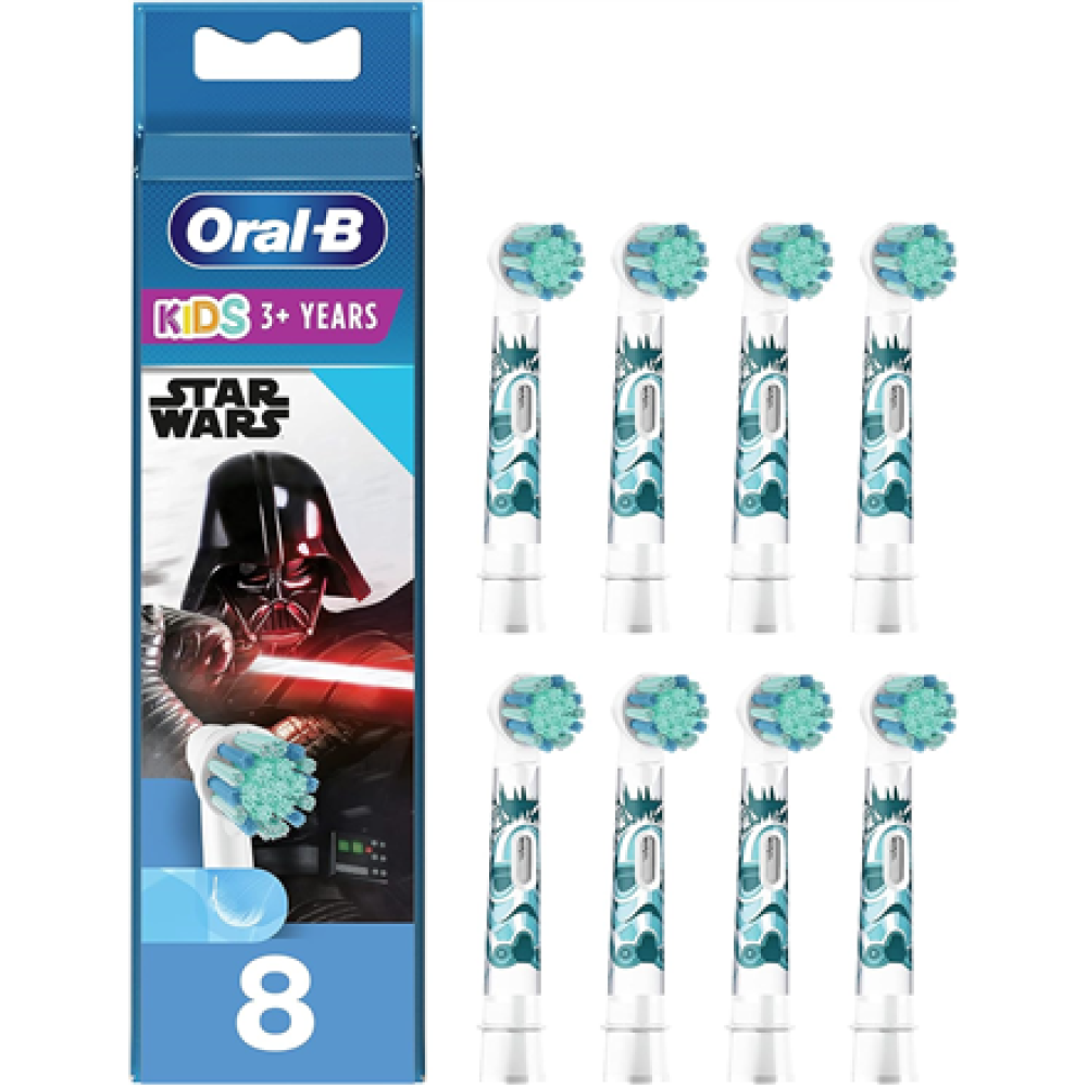 Oral-B Replaceable toothbrush heads , Kids Star Wars , Heads , For kids , Number of brush heads included 8