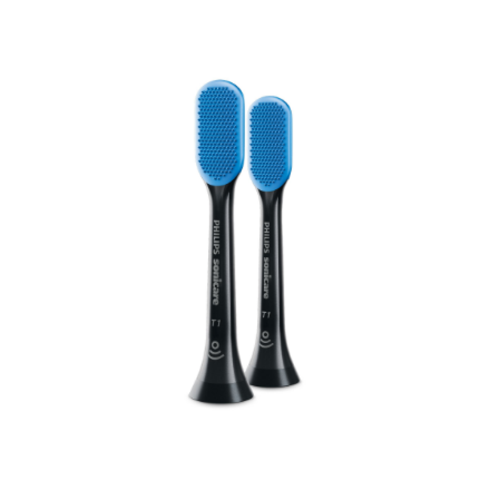 Philips , Tongue Brush Heads , HX8072/11 Sonicare TongueCare+ , Heads , For adults , Number of brush heads included 2 , Black