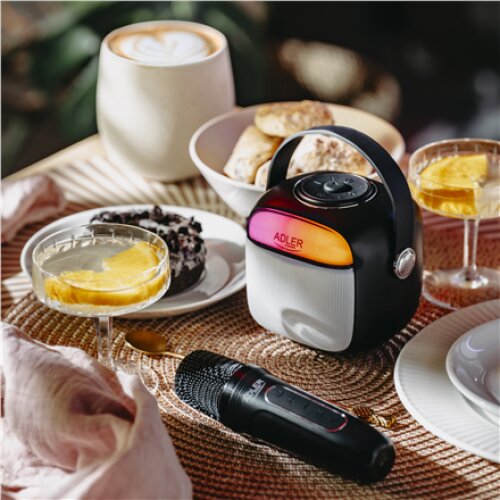 Adler Karaoke Speaker With Microphone , AD 1199B , Bluetooth , Black , Portable , Wireless connection