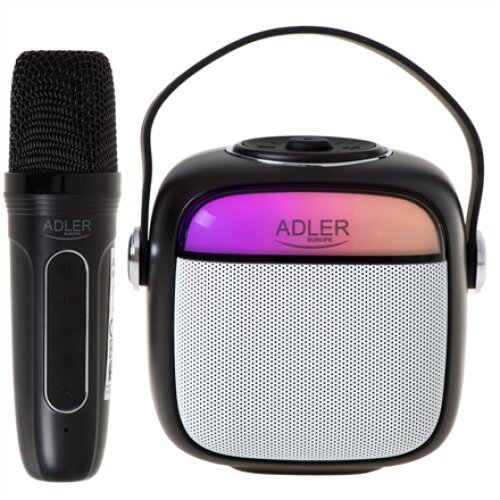 Adler Karaoke Speaker With Microphone , AD 1199B , Bluetooth , Black , Portable , Wireless connection