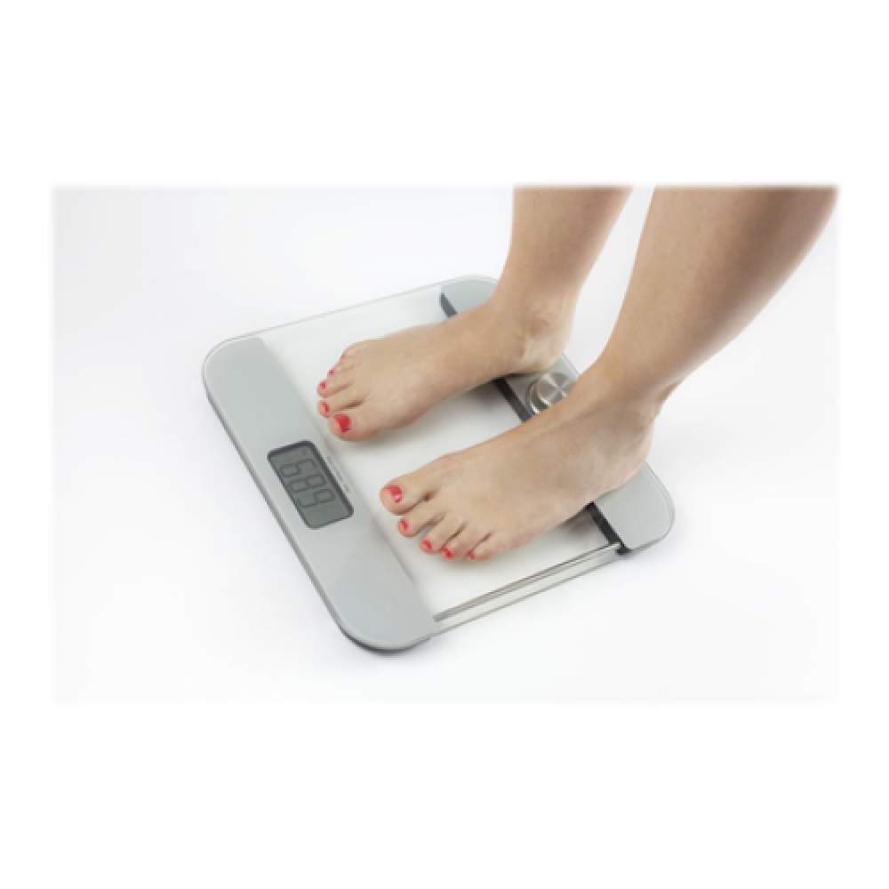Caso , Body Energy Ecostyle personal scale , 3416 , Maximum weight (capacity) 180 kg , Accuracy 100 g , White/Grey