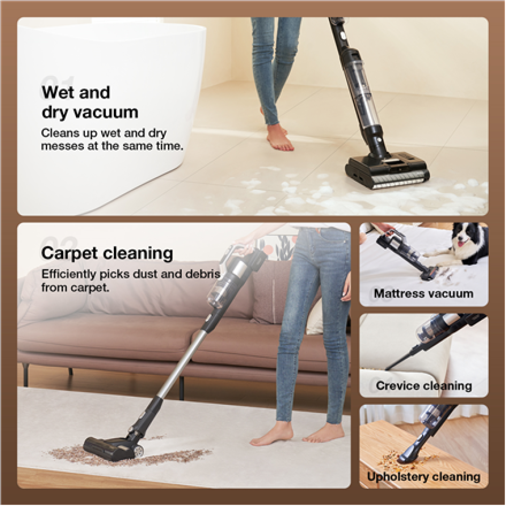 Jimmy Vacuum cleaner and washer , PW11 Pro Max-B , Cordless operating , Washing function , 460 W , 21.6 V , Operating time (max) 40-80 min , Black/Silver