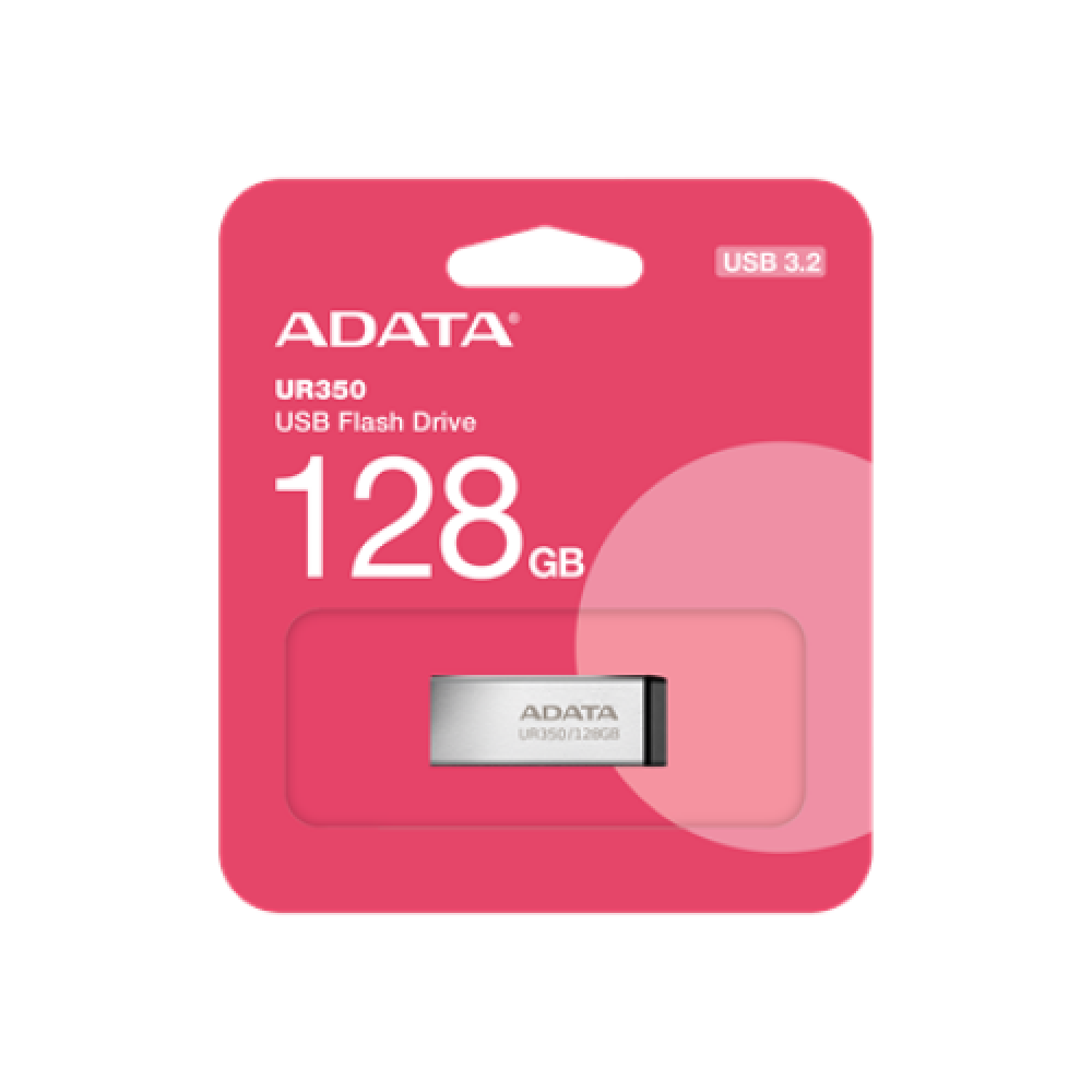 ADATA , USB Flash Drive , UR350 , 128 GB , USB 3.2 Gen1 , Black