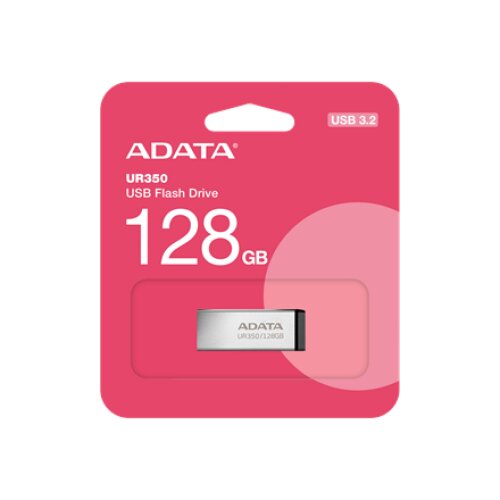 ADATA , USB Flash Drive , UR350 , 128 GB , USB Type-A , Black