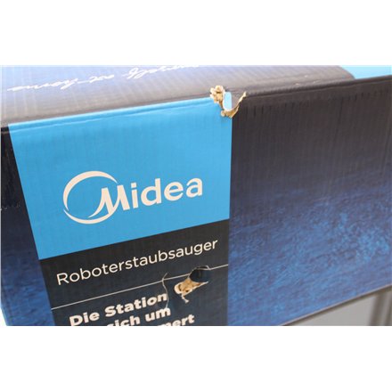 SALE OUT. Midea V12 Robot Vacuum Cleaner, White , Midea , Robot Vacuum Cleaner , V12 , Wet&Dry , 5200 mAh , Dust capacity 3 L , 5000 Pa , White , Battery warranty 20 month(s) , DAMAGED PACKAGING AND PAINT, MISSING INNER PACKAGING, SCRATCHED, DIRTY , 2