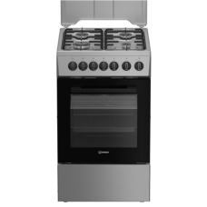INDESIT Cooker , I5G5PMX , Hob type Gas , Oven type Electric , Stainless Steel , Width 50 cm , Grilling , Depth 60 cm , 60 L