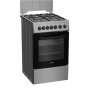 INDESIT Cooker , I5G5PMX , Hob type Gas , Oven type Electric , Stainless Steel , Width 50 cm , Grilling , Depth 60 cm , 60 L