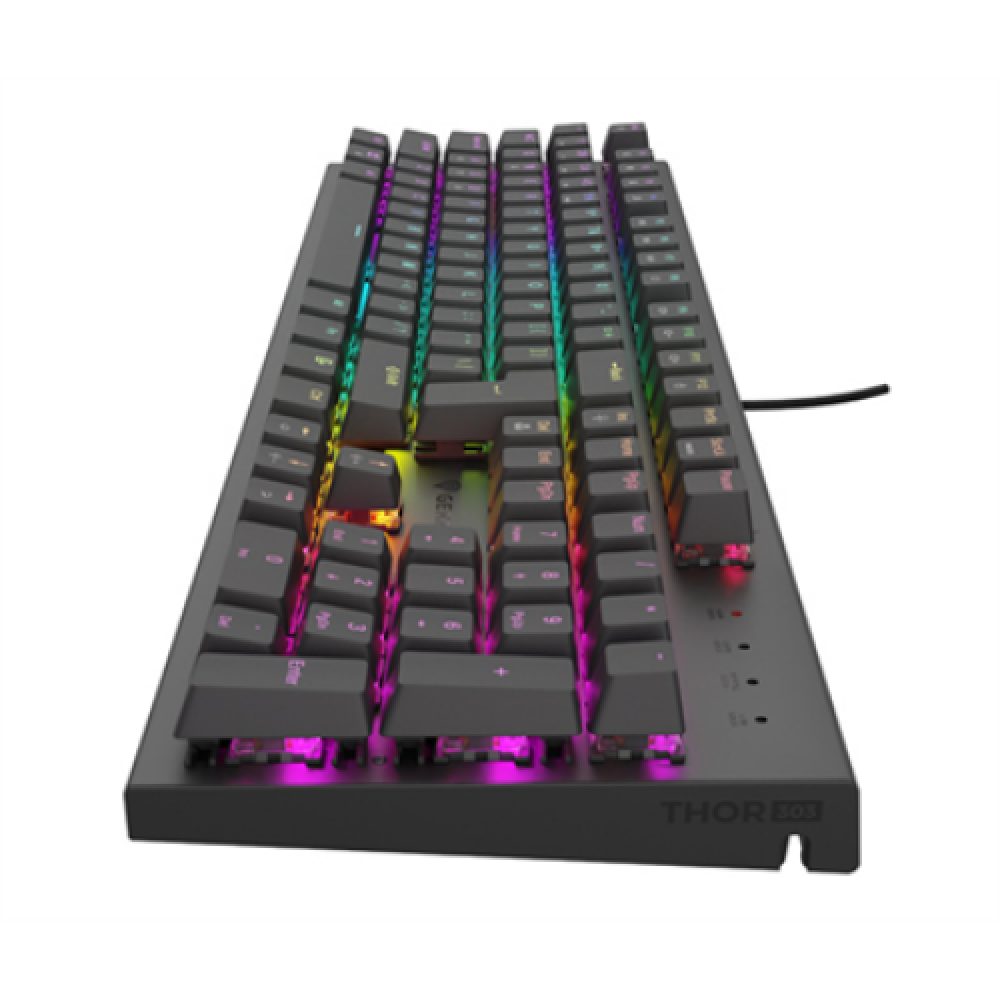 Genesis THOR 303 , Mechanical Gaming Keyboard , Wired , US , Black , USB Type-A , Outemu Brown