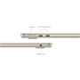 Apple MacBook , Air , Starlight , 13 , IPS , 2560 x 1664 pixels , Apple M3 , 16 GB , Solid-state drive capacity 512 GB , Apple M3 chip 8-core CPU/10-core GPU , macOS , 802.11ax , Bluetooth version 5.0 , Keyboard language English , Keyboard backlit , Warra