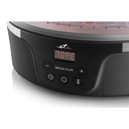 ETA , Food Dryer , Power 380 W , Number of trays 8 , Integrated timer , Black