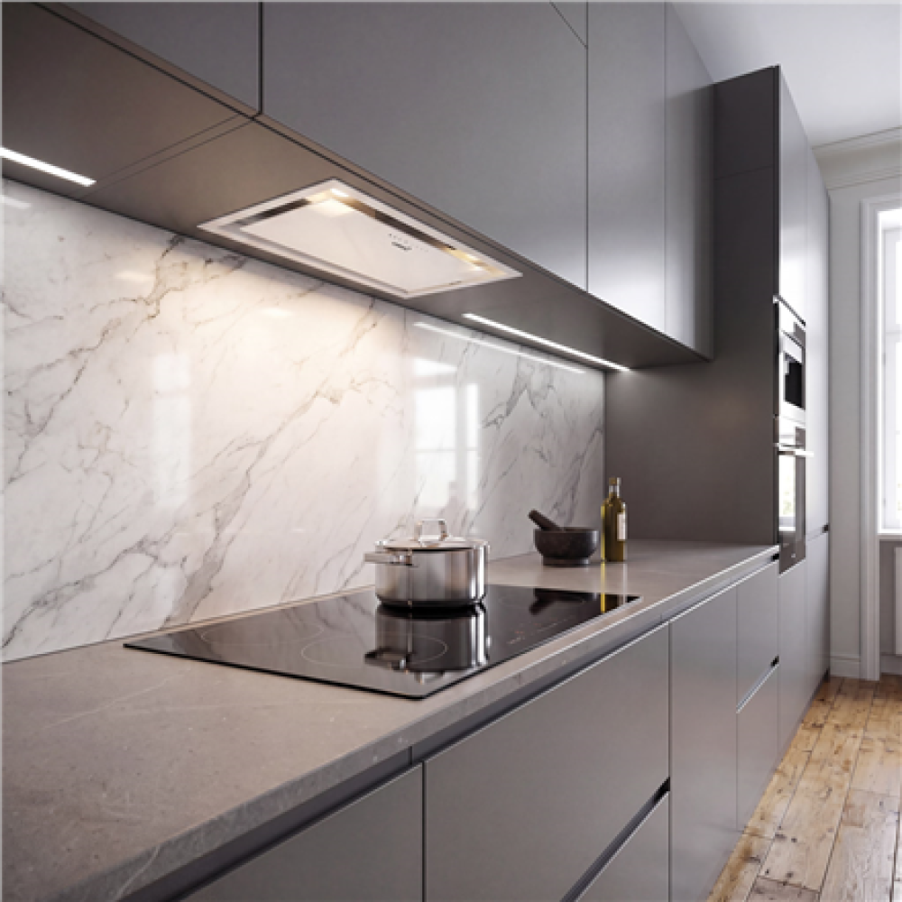 CATA Hood , GC DUAL 45 GWH/A , Canopy , Energy efficiency class A , Width 49.2 cm , 820 m³/h , Touch sensitive , LED , White