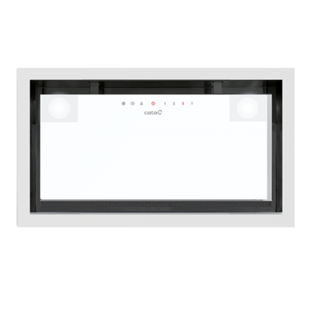 CATA Hood , GC DUAL 45 GWH/A , Canopy , Energy efficiency class A , Width 49.2 cm , 820 m³/h , Touch sensitive , LED , White