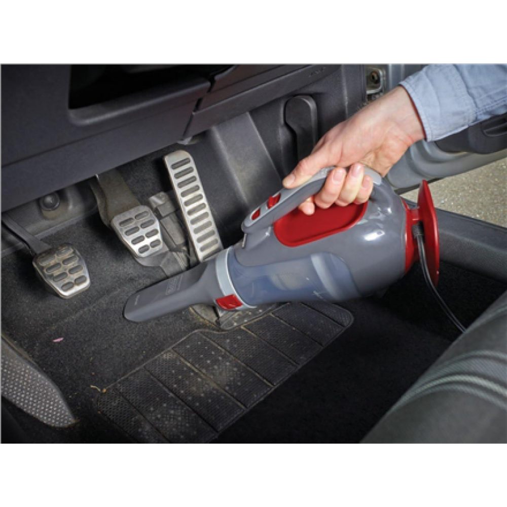 BLACK & DECKER Car Vacuum Cleaner , ADV1200-XJ , Corded operating , 12 V , Black/Red