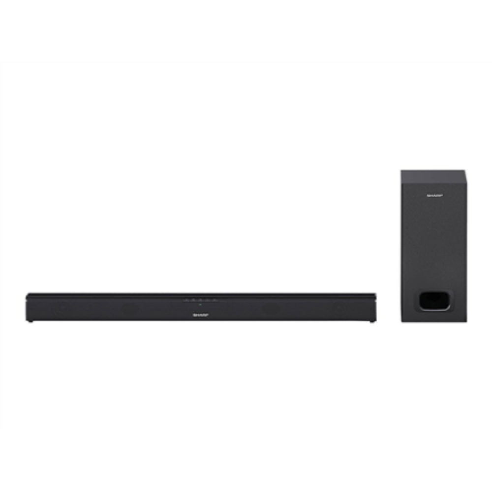 Sharp , HT-SBW110 2.1 Slim Soundbar , Black , No , AUX in , Bluetooth , Wireless connection