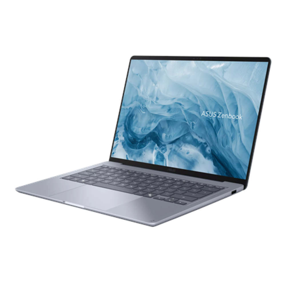 Asus Zenbook 14 UX3480QA-U1151X , Arctic Blue , 14 , OLED , WUXGA , 1920 x 1200 pixels , 60 Hz , Snapdragon X , X1 26 100 , 16 GB , LPDDR5X , Solid-state drive capacity 512 GB , Qualcomm Adreno GPU , Windows 11 Pro , 802.11ax , Bluetooth version 5.3 , Key