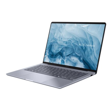 Asus Zenbook 14 UX3480QA-U1151X , Arctic Blue , 14 , OLED , WUXGA , 1920 x 1200 pixels , 60 Hz , Snapdragon X , X1 26 100 , 16 GB , LPDDR5X , Solid-state drive capacity 512 GB , Qualcomm Adreno GPU , Windows 11 Pro , 802.11ax , Bluetooth version 5.3 , Key