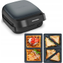 TEFAL , Sandwich and Waffle Maker , Snack Colletion , 700 W , Number of plates 2 , Ceramic coating , Black