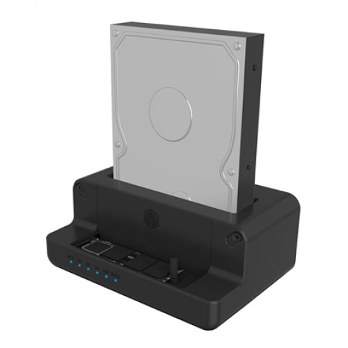 Raidsonic , Icy Box , IB-2914MSCL-C31 Docking and cloning station for M.2 NVMe SSD & 2.5/3.5 SATA SSD/HDD