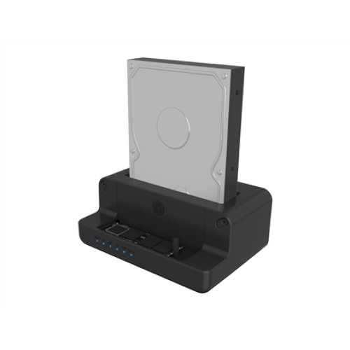 Raidsonic , Icy Box , IB-2914MSCL-C31 Docking and cloning station for M.2 NVMe SSD & 2.5/3.5 SATA SSD/HDD