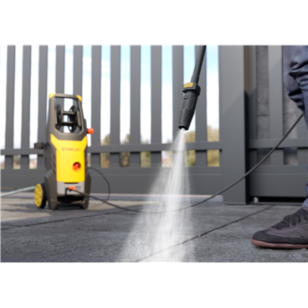 STANLEY SXPW16E High Pressure Washer (1600 W, 125 bar, 420 l/h) , Stanley 1600 W , 125 bar , 420 l/h