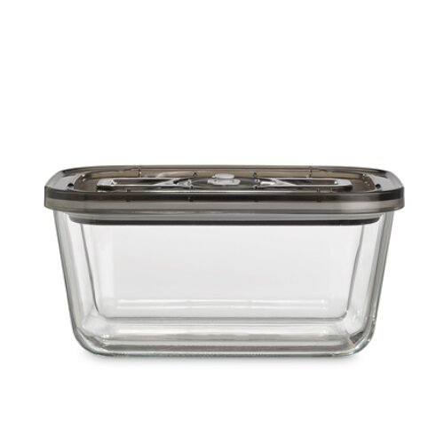 Caso , Glass Vacuum Container with Plastic Lid , VacuBoxx Eco L , Transparent