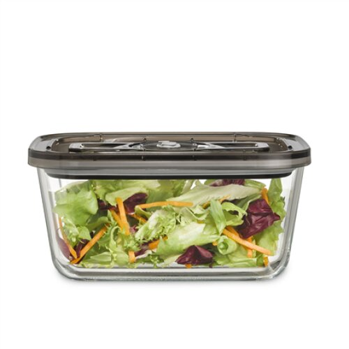 Caso , Glass Vacuum Container with Plastic Lid , VacuBoxx Eco L , Transparent