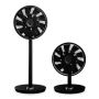 Duux , Smart Fan , Whisper Flex Smart Black with Battery Pack , Stand Fan , Black , Diameter 34 cm , Number of speeds 26 , Oscillation , 2-22 W , Yes , Timer