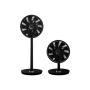 Duux , Smart Fan , Whisper Flex Smart Black with Battery Pack , Stand Fan , Black , Diameter 34 cm , Number of speeds 26 , Oscillation , 2-22 W , Yes , Timer