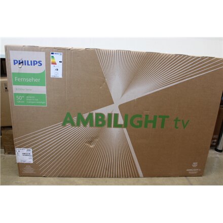 Philips , 4K Ambilight TV , 50PUS8209/12 , 50 , Smart TV , Titan OS , Black , DAMAGED PACKAGING