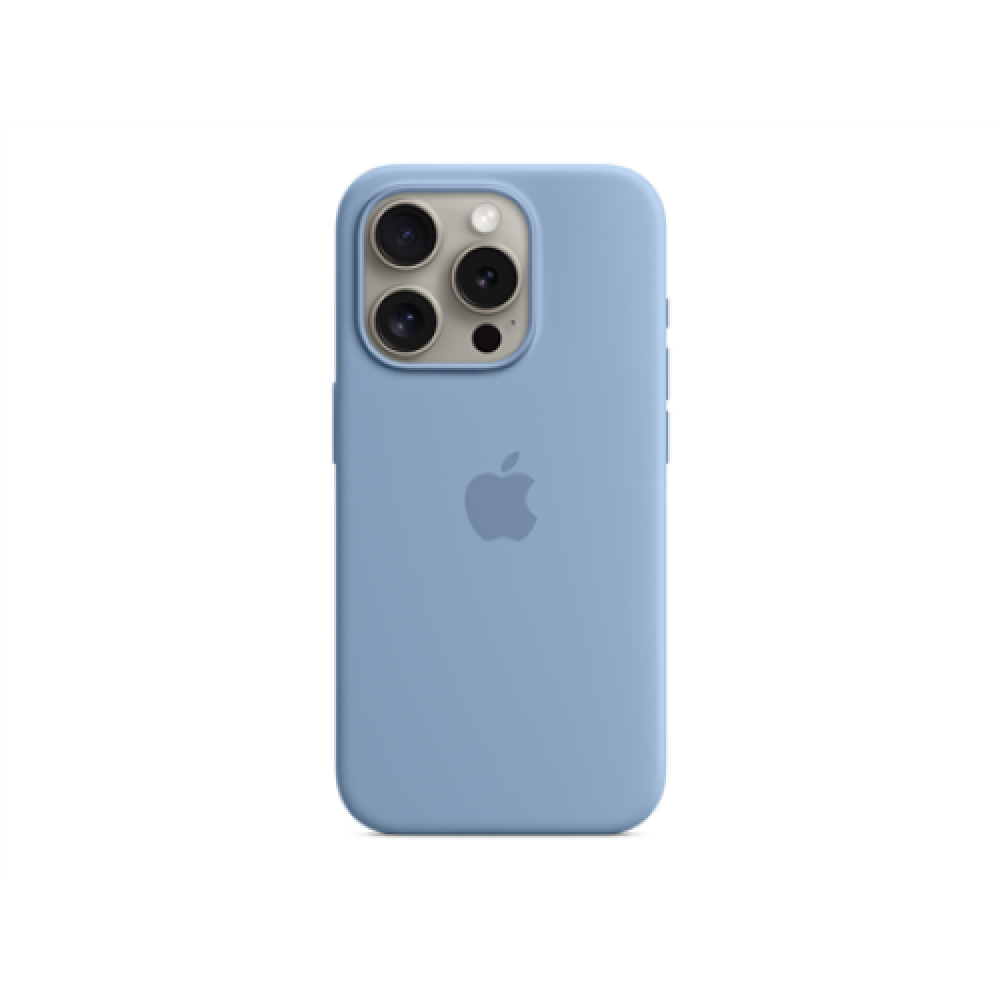 Apple , Silicone Case with MagSafe , Case with MagSafe , Apple , iPhone 15 Pro , Silicone , Winter Blue
