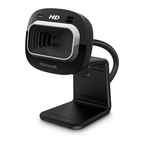 Microsoft T3H-00013 LifeCam HD-3000 Yes, Black, 720p, USB 2.0, Yes