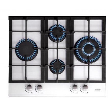 CATA , hob , LCI 6031 WH , Gas on glass , Number of burners/cooking zones 4 , Rotary knobs , White