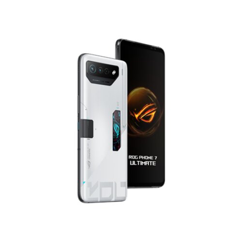 Asus ROG Phone 7 Ultimate Storm White, 6.78 , AMOLED, 1080 x 2448 pixels, Qualcomm SM8550-AB, Snapdragon 8 Gen 2 (4 nm), Internal RAM 16 GB, 512 GB, Dual SIM, Nano-SIM, 3G, 4G, 5G, Main camera 50+13+5 MP, Secondary camera 32 MP, Android, 13, 6000 mAh