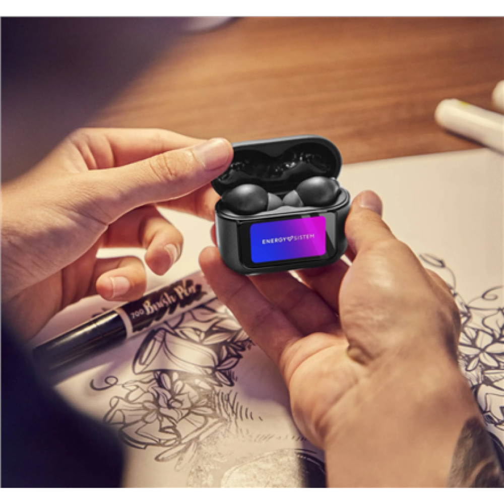 Energy Sistem True Wireless Earphones , Icon Series , Built-in microphone , Bluetooth , Graphite , ANC