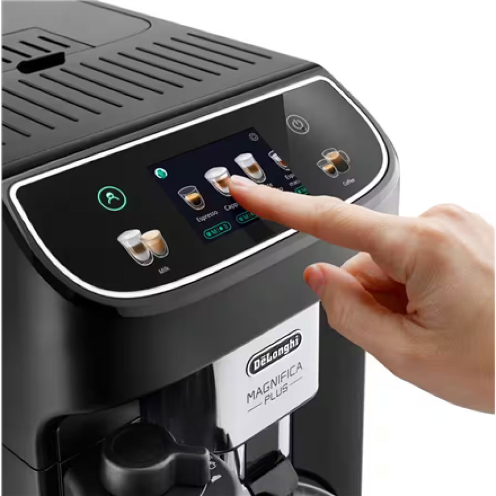 Delonghi Coffee maker , ECAM320.60.B Magnifica Plus , Pump pressure 15 bar , Built-in milk frother , Automatic , 1450 W , Black
