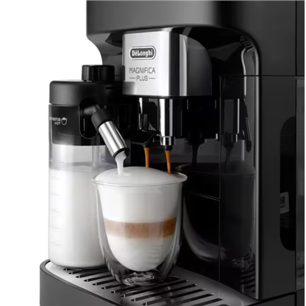 Delonghi Coffee maker , ECAM320.60.B Magnifica Plus , Pump pressure 15 bar , Built-in milk frother , Automatic , 1450 W , Black