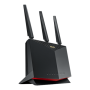 Asus Dual Band Gigabit Router RT-AX86S 1024-QAM Mbit/s, Ethernet LAN (RJ-45) ports 4, MU-MiMO Yes, Antenna type 3x External antenna, 2x USB 3.2 Gen 1