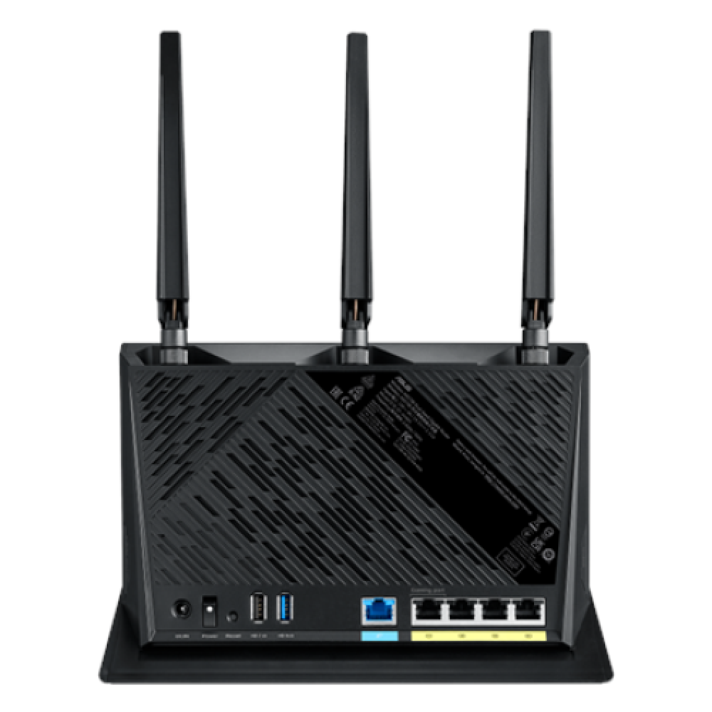 Asus Dual Band Gigabit Router RT-AX86S 1024-QAM Mbit/s, Ethernet LAN (RJ-45) ports 4, MU-MiMO Yes, Antenna type 3x External antenna, 2x USB 3.2 Gen 1