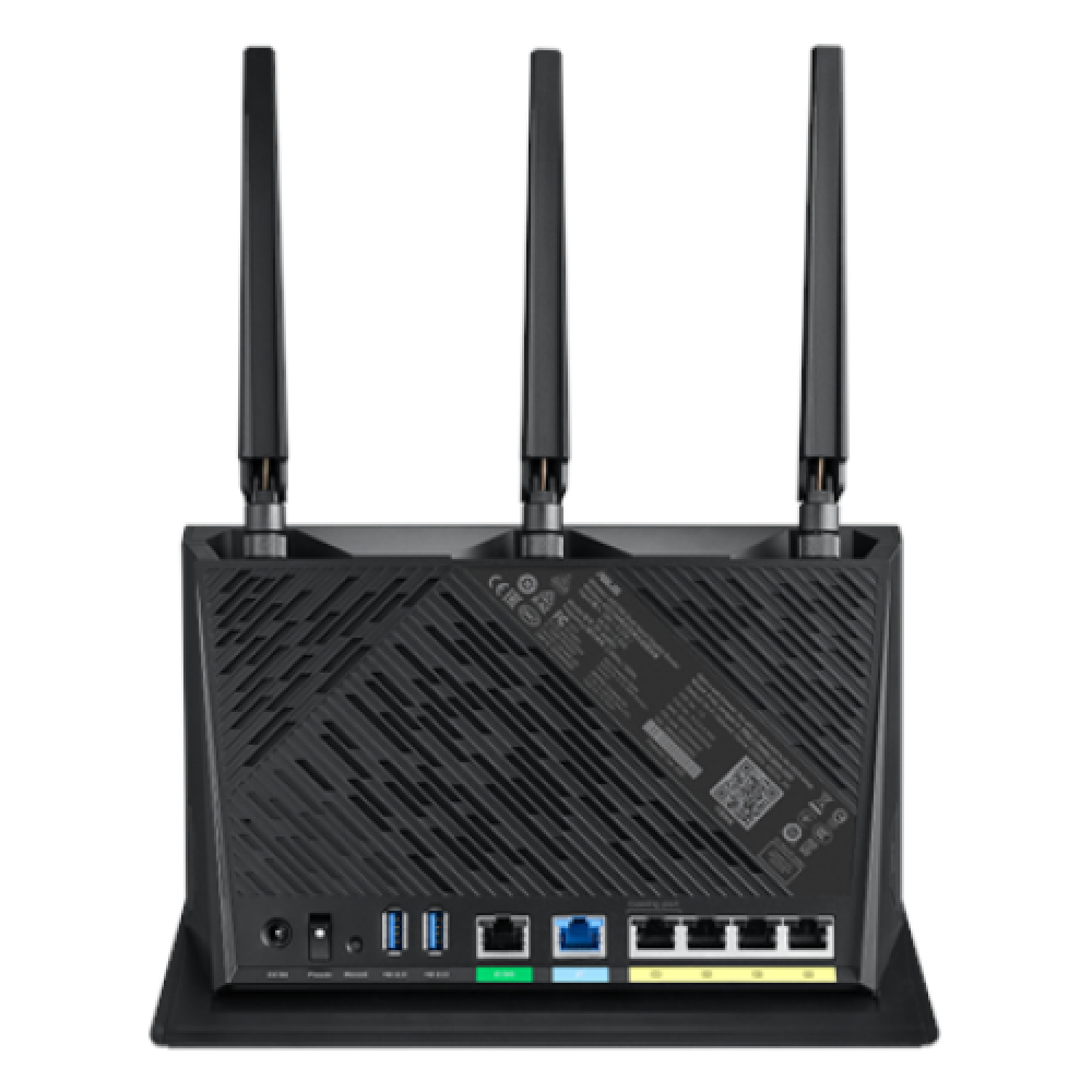 Asus Dual Band Gigabit Router RT-AX86S 1024-QAM Mbit/s, Ethernet LAN (RJ-45) ports 4, MU-MiMO Yes, Antenna type 3x External antenna, 2x USB 3.2 Gen 1