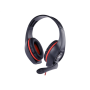 Gembird , Gaming headset with volume control , GHS-05-R , Built-in microphone , Red/Black , 3.5 mm 4-pin , Wired , Over-Ear