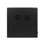Lanberg , Rack cabinet 19 double-section wall-mount 12U/600x600 (flat pack) , WF02-6612-10B , Black