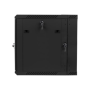 Lanberg , Rack cabinet 19 double-section wall-mount 12U/600x600 (flat pack) , WF02-6612-10B , Black