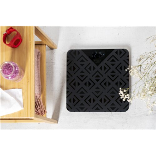 Adler Bathroom Scale AD 8170 Maximum weight (capacity) 180 kg, Accuracy 100 g, Black