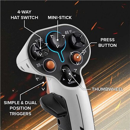 Thrustmaster SOL-R 2 Hosas WW , White/Black