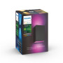 Philips Hue WCA Resonate Outdoor Wall Lantern, Black , 8 W , 2000-6500 Hue White Colour Ambiance