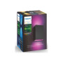 Philips Hue WCA Resonate Outdoor Wall Lantern, Black , 8 W , 2000-6500 Hue White Colour Ambiance