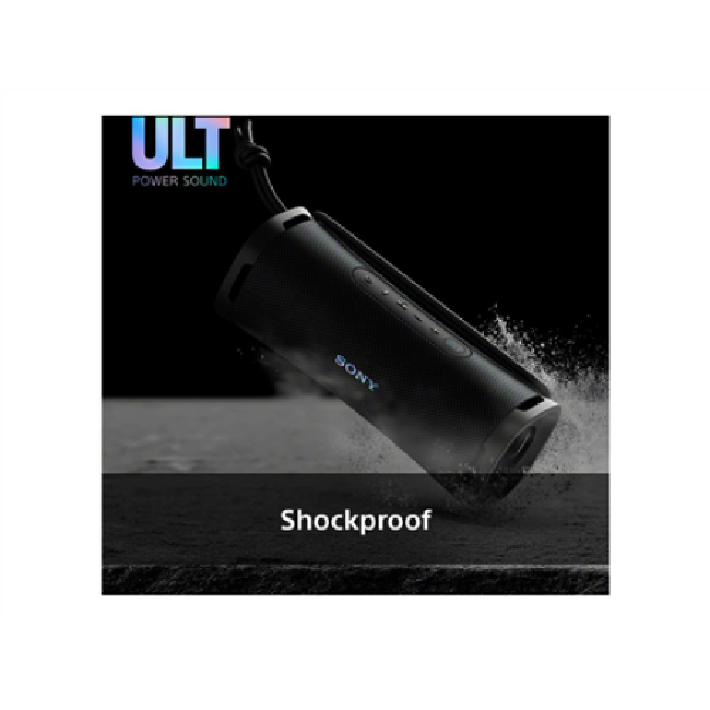Sony , Speaker , SRS-ULT10 ULT FIELD 1 , Waterproof , Bluetooth , Black , Portable , Wireless connection